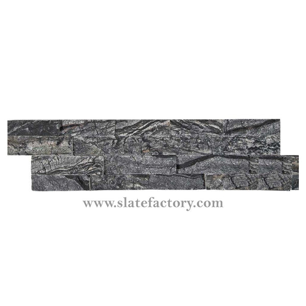 glacial black ledger panel