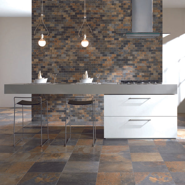 Kitchen Floor Tiles California Gold Slate