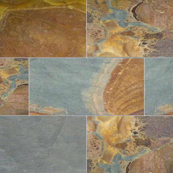 subway floor tiles california gold 12x24 gauged