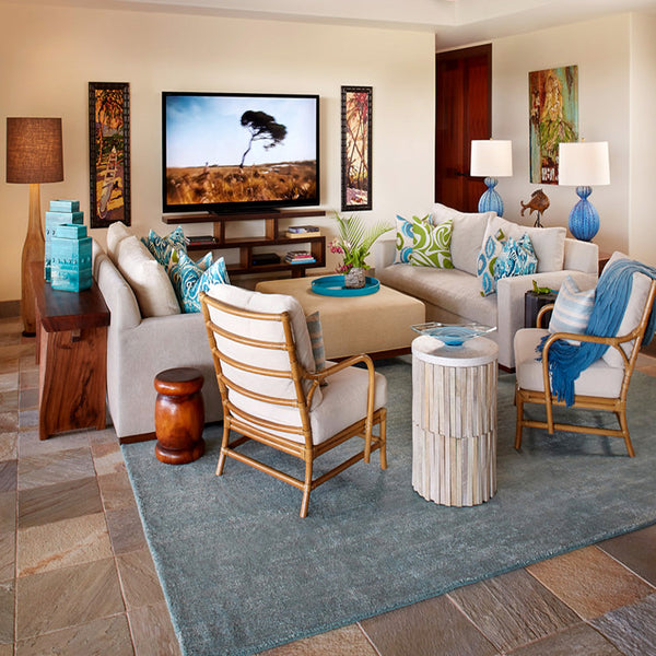 Living Room Design Gol White Quartzite